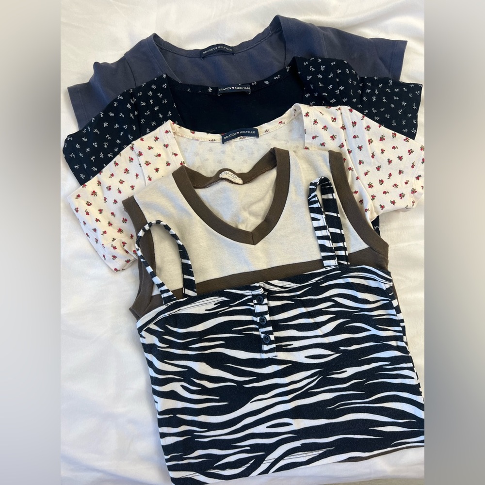 Brandy Melville J galt women’s tops set of 5 size small